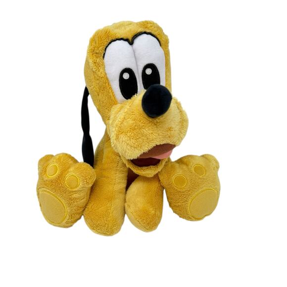 Disney Pluto Big Feet Soft Fuzzy Floppy Ears Plush Toy Stuffed Animal 12" - Picture 5 of 11